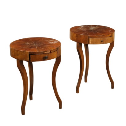 Tables de chevet en noyer