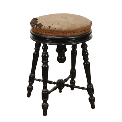 Tabouret en noyer