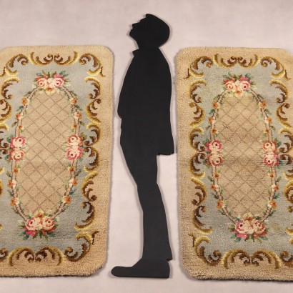 Par de alfombras Aobusson - Francia, Par de alfombras Aubusson - Francia