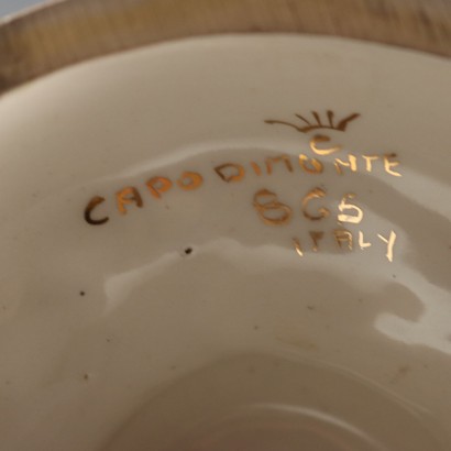 Par de jarrones de cerámica Capodimo