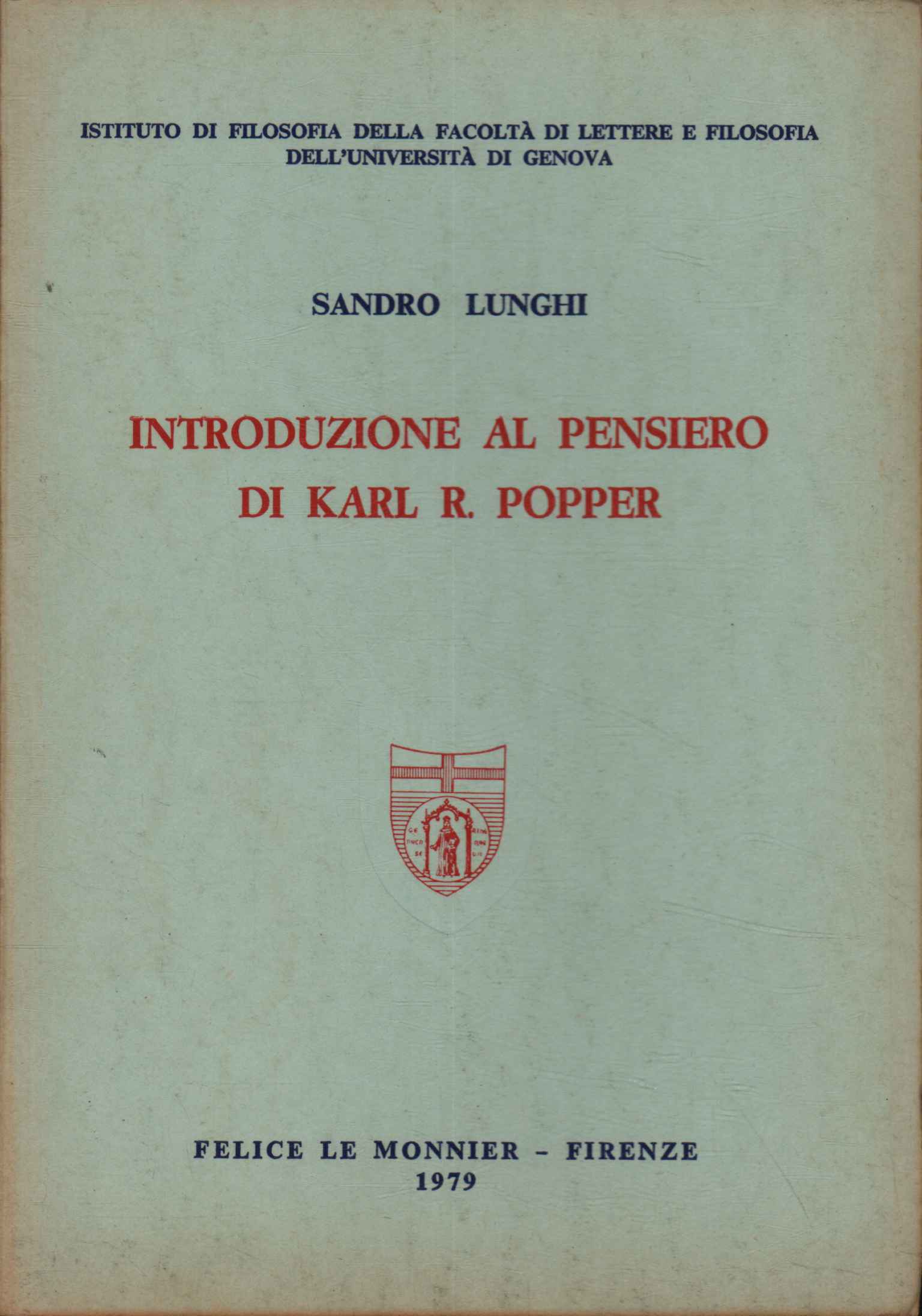 Introduzione al pensiero di Karl R. Po