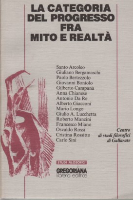 La categoria del progresso fra mito e realtà