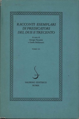 Racconti esemplari di predicatori del due e trecento