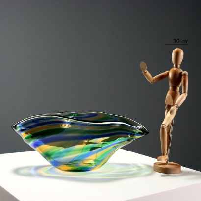 Centro de mesa de cristal de Murano