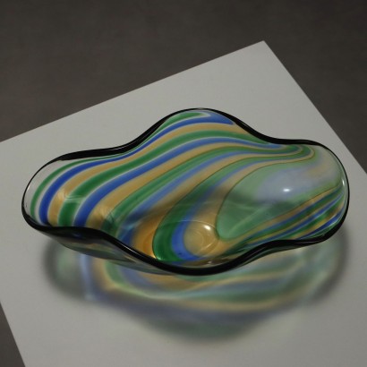 Centro de mesa de cristal de Murano