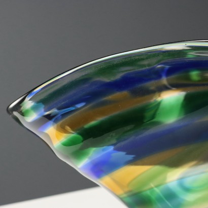 Centro de mesa de cristal de Murano