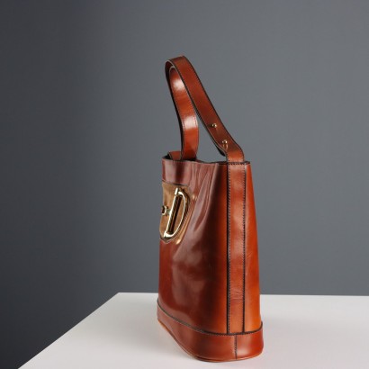 Vintage Leder Farbtasche