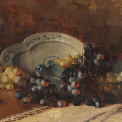 Peinture de Mario Salimbeni, Composition avec fleurs et fruits, Mario Salimbeni, Mario Salimbeni, Mario Salimbeni, Mario Salimbeni