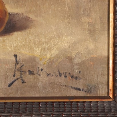 Peinture de Mario Salimbeni, Composition avec fleurs et fruits, Mario Salimbeni, Mario Salimbeni, Mario Salimbeni, Mario Salimbeni