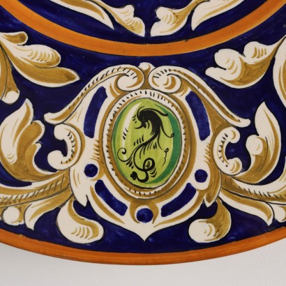 Pair of Carrara Parade Plates and