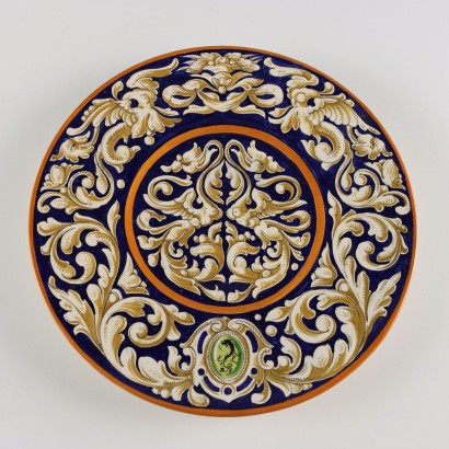 Pair of Carrara Parade Plates and