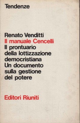 Il manuale Cencelli