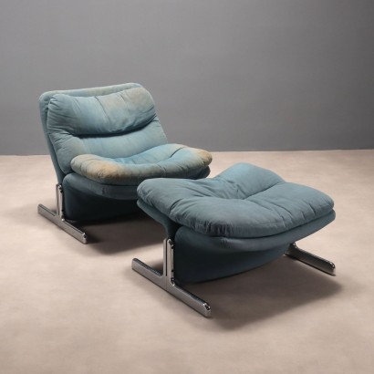 Brunati Sandwich Armchair Design Vitelli and Ammanati Italy 1970s