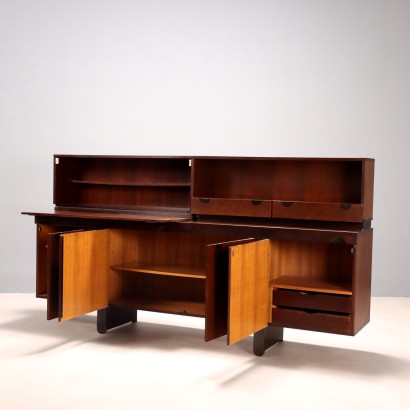 Credenza con alzata anni '60