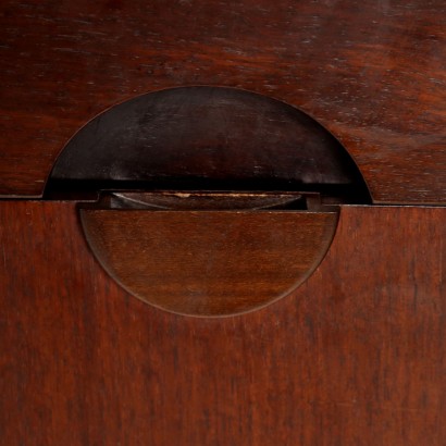 Credenza con alzata anni '60