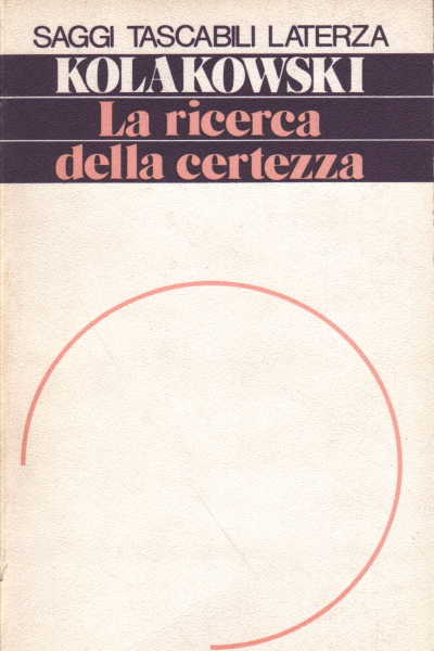 La ricerca della certezza