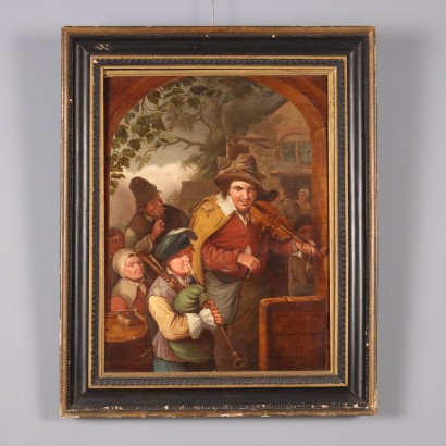 Gemälde „Die wandernden Musikanten“