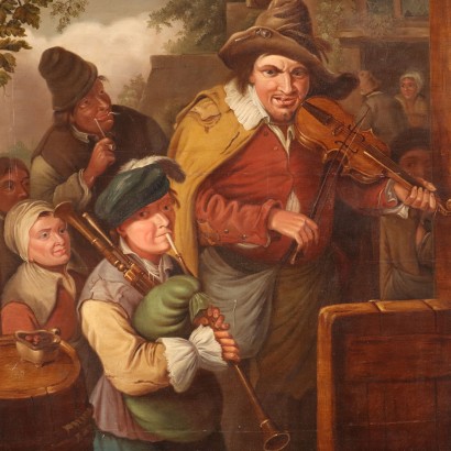 Gemälde „Die wandernden Musikanten“