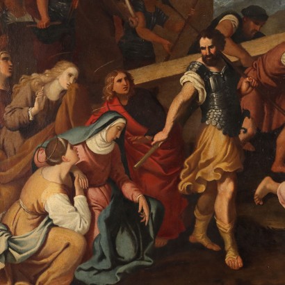 Painting Copy by Pierre Mignard,Jesus on the path to Calvary,Pierre Mignard,Pierre Mignard,Pierre Mignard