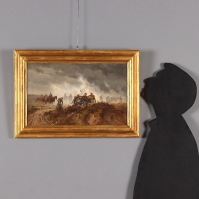 Painting by Charles Humbert,Battle scene,Charles Humbert,Charles Humbert,Charles Humbert