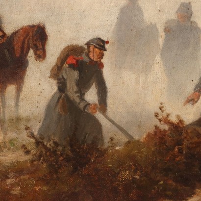 Painting by Charles Humbert,Battle scene,Charles Humbert,Charles Humbert,Charles Humbert