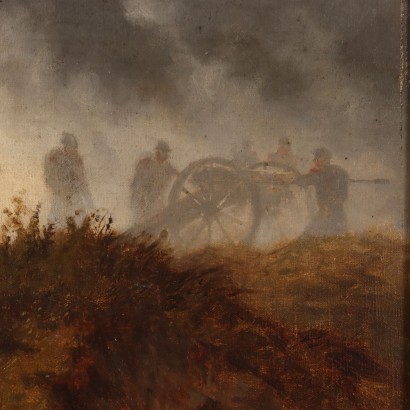 Painting by Charles Humbert,Battle scene,Charles Humbert,Charles Humbert,Charles Humbert
