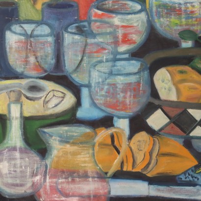 Malangatana Painting,The Last Supper,Malangatana Ngwenya,Malangatana Ngwenya,Malangatana Ngwenya,Malangatana Ngwenya