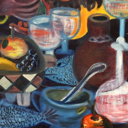 Malangatana Painting,The Last Supper,Malangatana Ngwenya,Malangatana Ngwenya,Malangatana Ngwenya,Malangatana Ngwenya