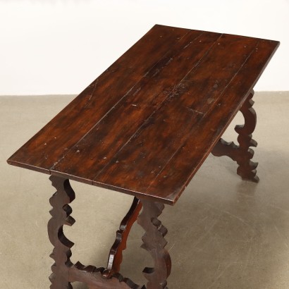 Mesa de refectorio, mesa de refectorio en nogal