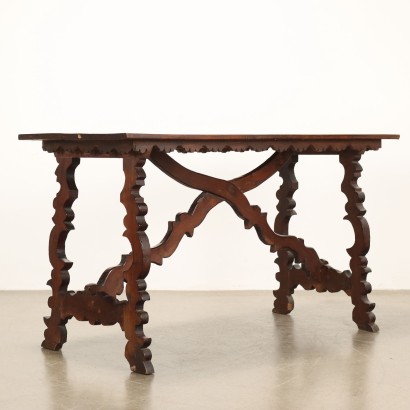 Mesa de refectorio, mesa de refectorio en nogal