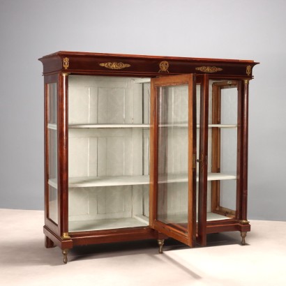 VETRINA,Libreria in Stile Impero in Mogano