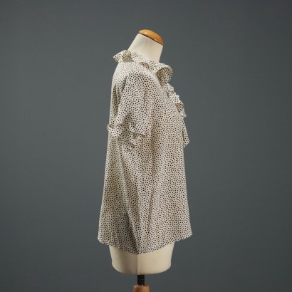 Yves Saint Laurent Camicia in Seta Vin