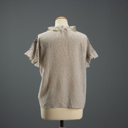 Yves Saint Laurent Camicia in Seta Vin