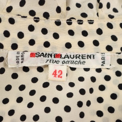 Yves Saint Laurent Camicia in Seta Vin