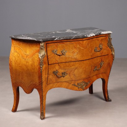 Antique Chest of Drawers Baroque Style Bois de Rose XX Century