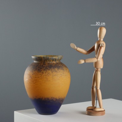 Vase in the manner of Muller Frères