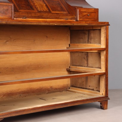 Armoire à abattants, armoire à abattants en noyer