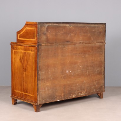 Armoire à abattants, armoire à abattants en noyer