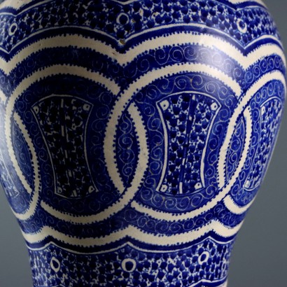 Majolica Ceramic Vase
