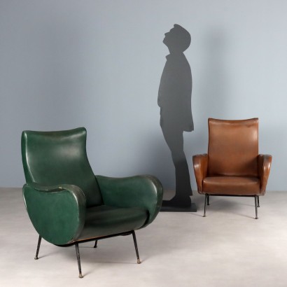 Two 1950s Armchairs by Rest, Marco Zanuso, Marco Zanuso, Marco Zanuso