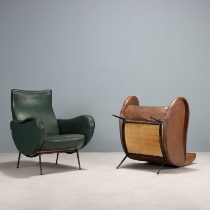 Two 1950s Armchairs by Rest, Marco Zanuso, Marco Zanuso, Marco Zanuso