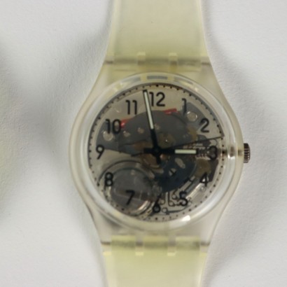 Grupo de cinco relojes Swatch Atlanta