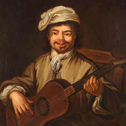 Den Gitarrenspieler malen
