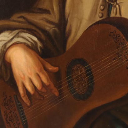 Den Gitarrenspieler malen