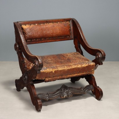 Sillón de estilo neorrenacentista