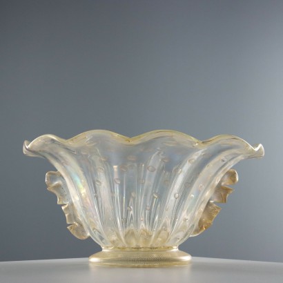 Centro de mesa de cristal de Murano