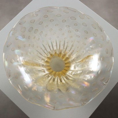 Centro de mesa de cristal de Murano