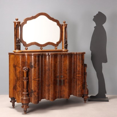 Dresser with mirror