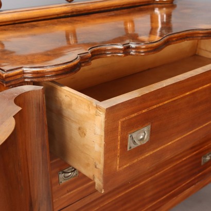 Dresser with mirror