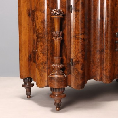 Dresser with mirror